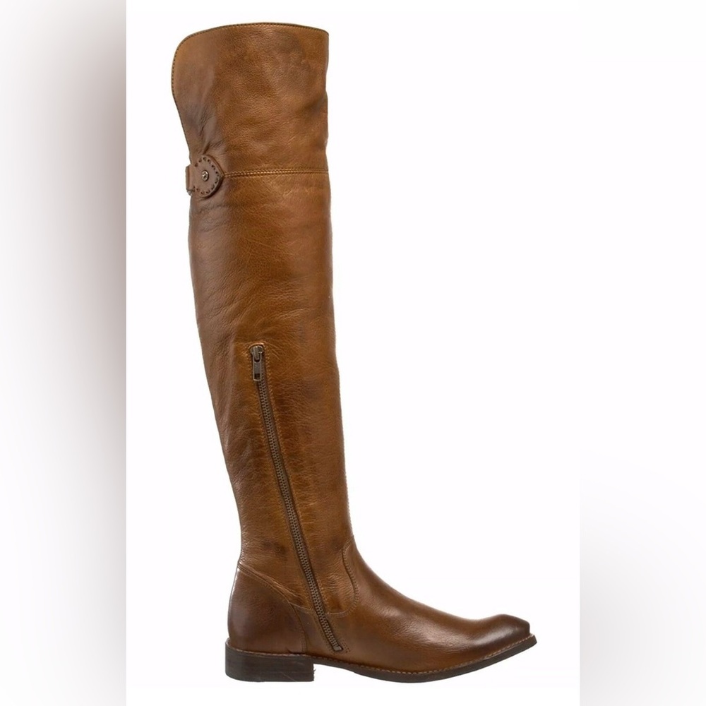 Frye Brown Leather Knee-High Boots